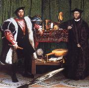 Hans holbein the younger Portrait of Jean de Dinteville and Georges de Selve china oil painting artist